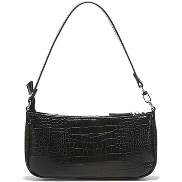 Retro Classic Clutch Shoulder Tote HandBag w Zipper Closure for Women Crocodile - Picture 1 of 5